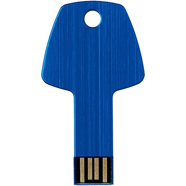 Obrázky: Nám. modrý hliník. USB flash disk 4GB, tvar klíče, Obrázek 3