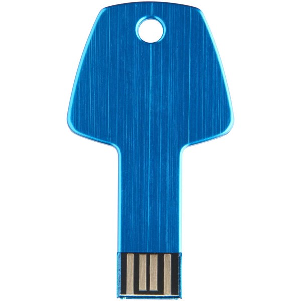 Obrázky: Sv. modrý hliník. USB flash disk 32GB, tvar klíče, Obrázek 2