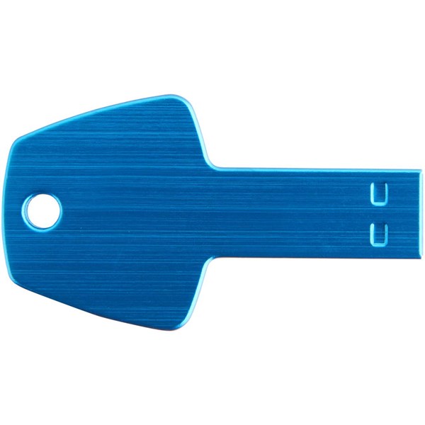 Obrázky: Sv. modrý hliník. USB flash disk 32GB, tvar klíče, Obrázek 4