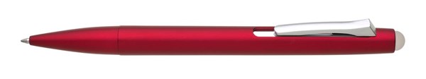 Obrázky: Plastové gumovací kuličkové pero GUM, červené