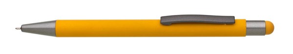 Obrázky: Žluté hliník.kul.pero ANET, šedé doplňky a stylus