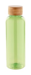 Obrázky: Zelená láhev na vodu 500ml s bambus. víčkem
