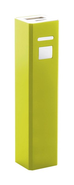 Obrázky: Žlutá hliníková USB power banka 2200 mAh