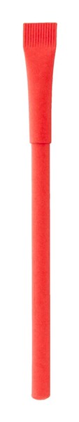 Obrázky: Nekonečná tužka REX z recyklovaného papíru červená, Obrázek 2