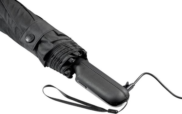 Obrázky: Černý skládací deštník s elektrickým otvír./zavír., Obrázek 7