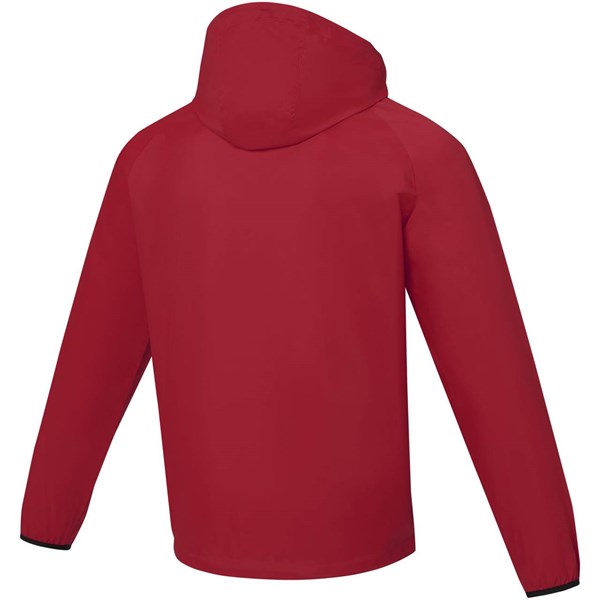 Obrázky: Červená lehká pánská bunda Dinlas XL, Obrázek 3
