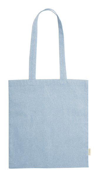 Obrázky: Nákupní taška z recykl. bavlny 120g, světle modrá, Obrázek 1