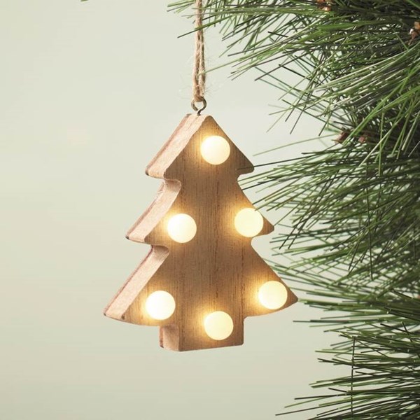 Obrázky: Vánoční ozdoba - dřevěný stromek se světýlky, Obrázek 6