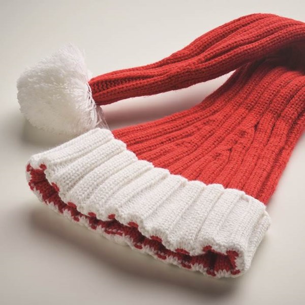 Obrázky: Dlouhá pletená vánoční čepice, Obrázek 3