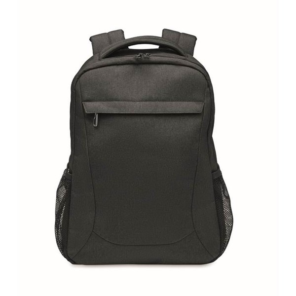 Obrázky: Černý batoh na notebook z 600D RPET polyesteru, Obrázek 9