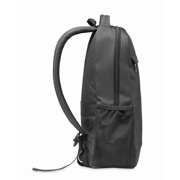 Obrázky: Černý batoh na notebook z 600D RPET polyesteru, Obrázek 12