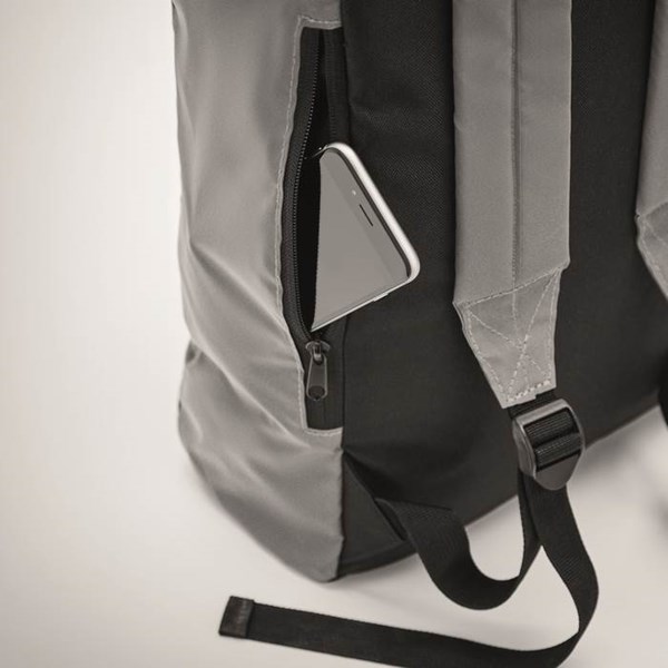 Obrázky: Rolovací batoh z vysoce reflexního 190T polyesteru, Obrázek 5