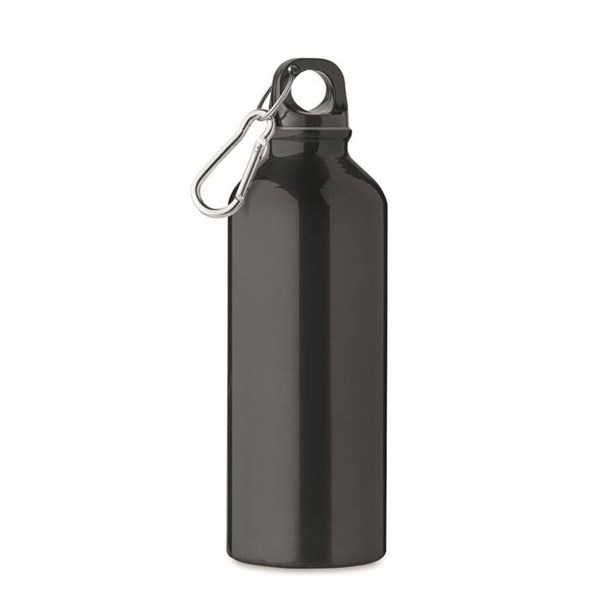 Obrázky: Černá láhev 500 ml z recyklovaného hliníku, Obrázek 1