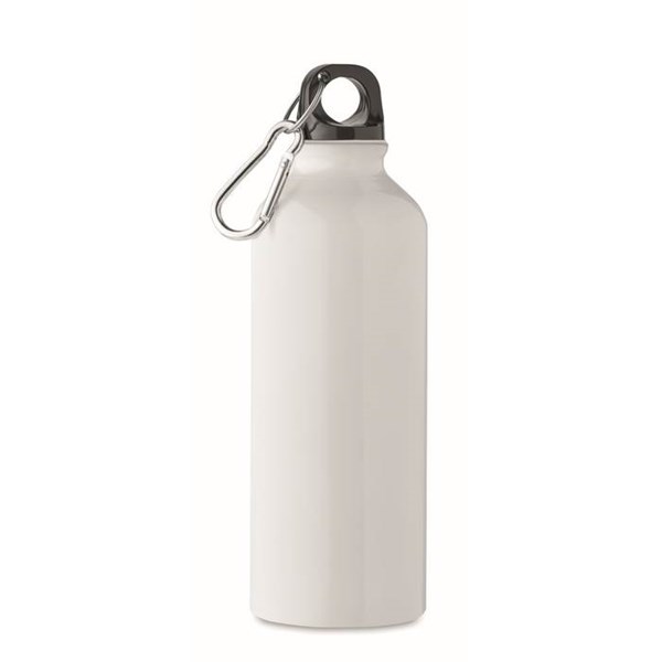 Obrázky: Bílá láhev 500 ml z recyklovaného hliníku