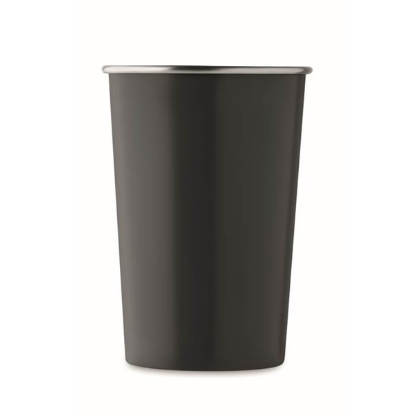 Obrázky: Černý hrnek z recyklovaného nerezu 300ml, Obrázek 2