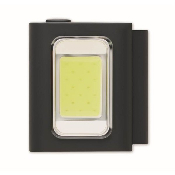 Obrázky: Miniaturní přenosná dobíjecí COB svítilna, černá, Obrázek 8