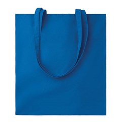 Obrázky: Král.modrá nákup.taška s dl.uchy z BIO BA 180 gr/m²