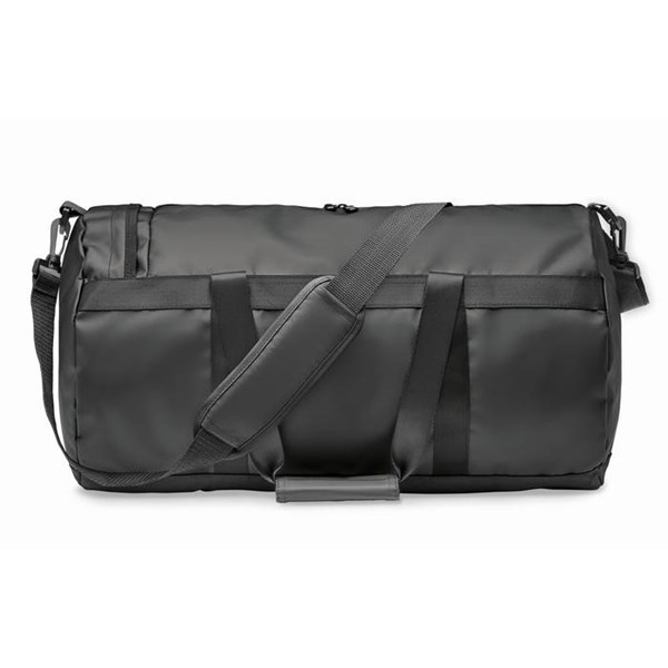Obrázky: Černá sportovní taška z tarpaulinu s boční kapsou, Obrázek 16