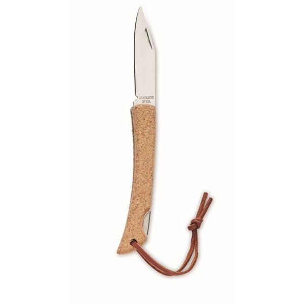 Obrázky: Zavírací kapesní nůž s korkovou rukojetí
