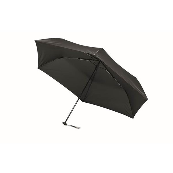 Obrázky: Černý ultralehký 3dílný skládací deštník, Obrázek 3