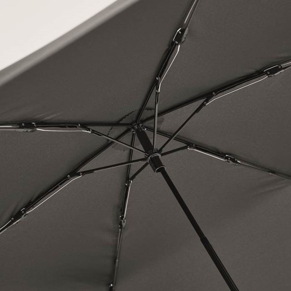 Obrázky: Černý ultralehký 3dílný skládací deštník, Obrázek 5