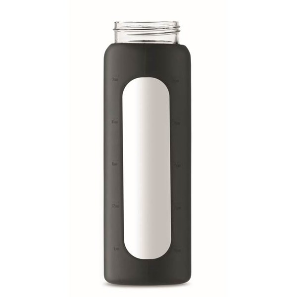 Obrázky: Skleněná láhev s černým silikonovým obalem, Obrázek 12