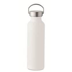 Obrázky: Bílá láhev z recykl. hliníku 500ml