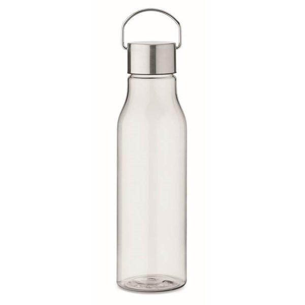 Obrázky: Transparentní láhev z RPET 600 ml s nerez. víčkem, Obrázek 1