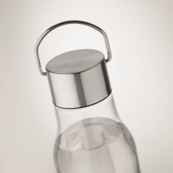 Obrázky: Transparentní láhev z RPET 600 ml s nerez. víčkem, Obrázek 5