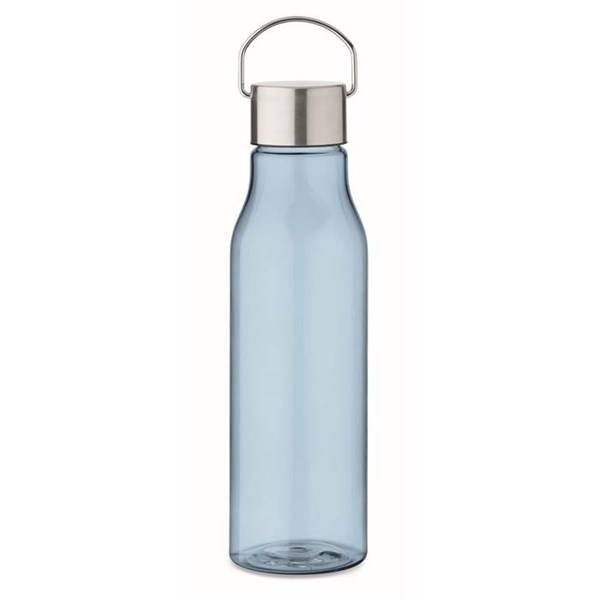 Obrázky: Sv.modrá láhev z RPET 600 ml s nerez. víčkem, Obrázek 1