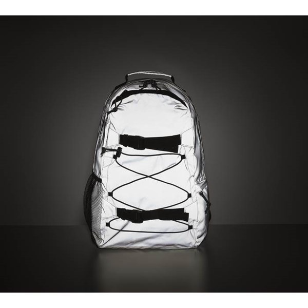 Obrázky: Reflexní batoh s kapsou na notebook a šňůrkami, Obrázek 11