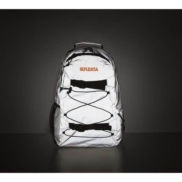 Obrázky: Reflexní batoh s kapsou na notebook a šňůrkami, Obrázek 12