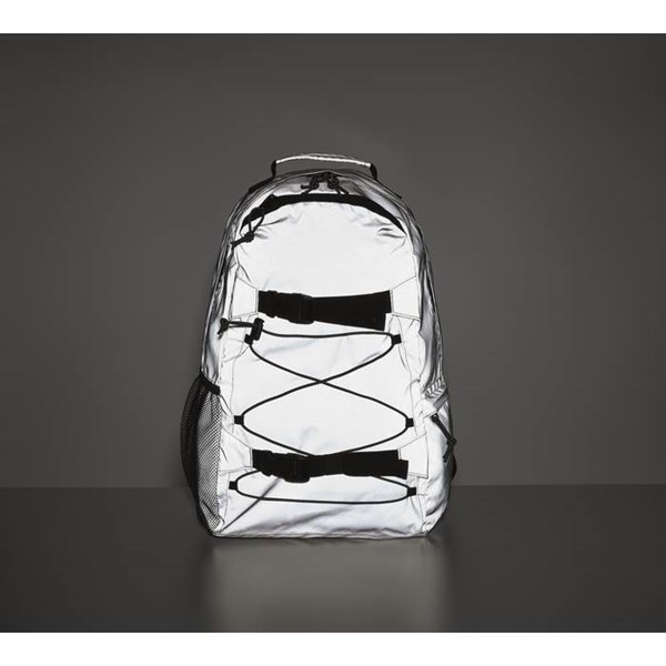 Obrázky: Reflexní batoh s kapsou na notebook a šňůrkami, Obrázek 13