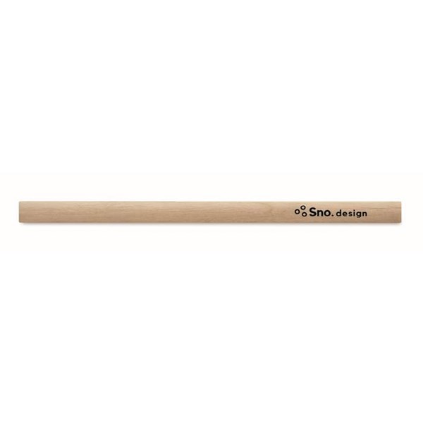 Obrázky: Přírodní tesařská tužka s pravítkem 14 cm, Obrázek 4