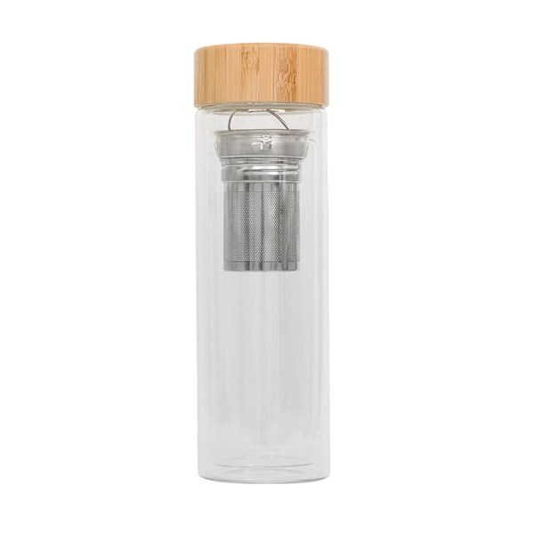 Obrázky: Skleněná láhev 420 ml s infuzérem a bambus. Víčkem, Obrázek 4