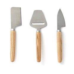 Obrázky: Sada nožů na sýry VINGA Retro s dřevěnou rukojetí