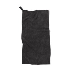 Obrázky: Černý sportovní ručník VINGA z GRS RPET 40x80cm