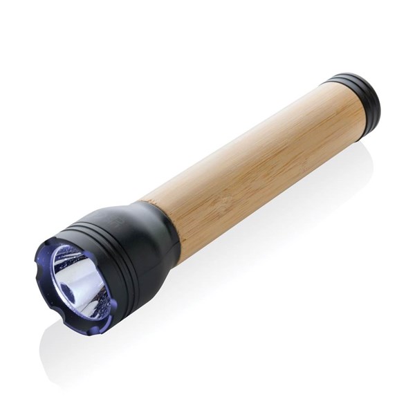 Obrázky: USB svítilna Lucid 5W z recykl. plastu a bambusu, Obrázek 12