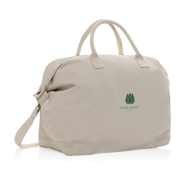 Obrázky: Víkendová taška Kezar z recykl. bavlny, přírodní, Obrázek 6