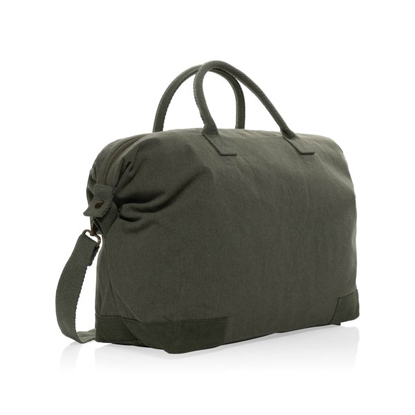 Obrázky: Víkendová taška Kezar z recykl. bavlny, zelená, Obrázek 7