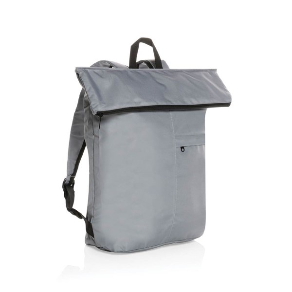 Obrázky: Lehký skládací batoh Dillon z RPET, šedý, Obrázek 8