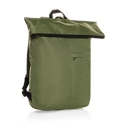 Obrázky: Lehký skládací batoh Dillon z RPET, zelený