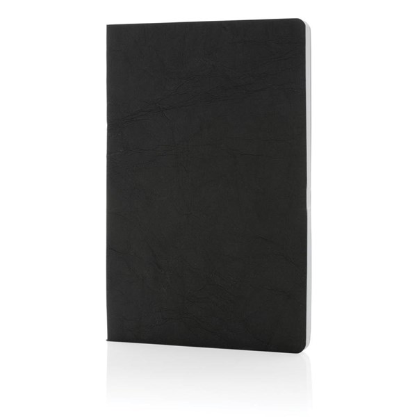 Obrázky: Zápisník Salton A5 z luxusního kraftu, černý, Obrázek 1