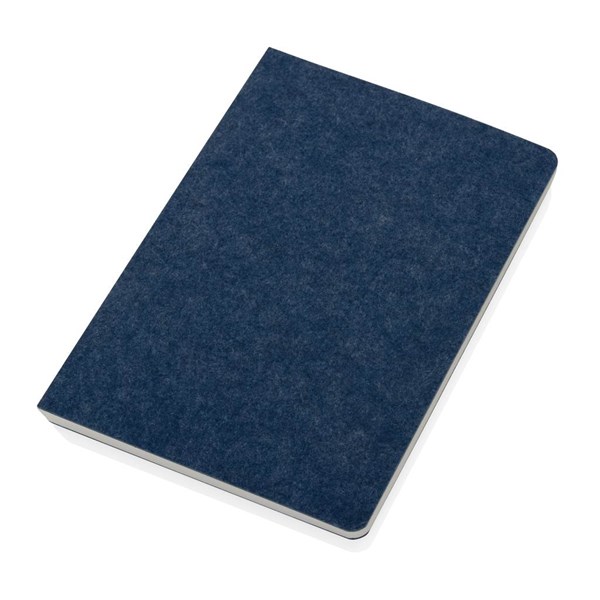 Obrázky: Modrá zápisník Phrase A5 z GRS recyklované plsti, Obrázek 2