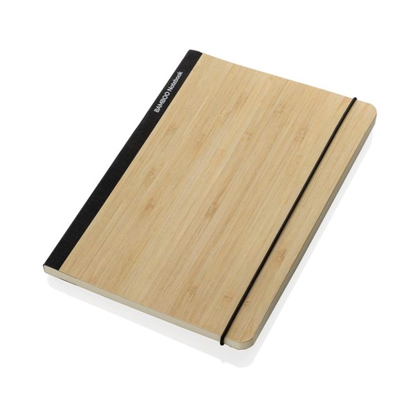 Obrázky: Černý zápisník Scribe A5 s měkkým bambusovým obalem, Obrázek 2