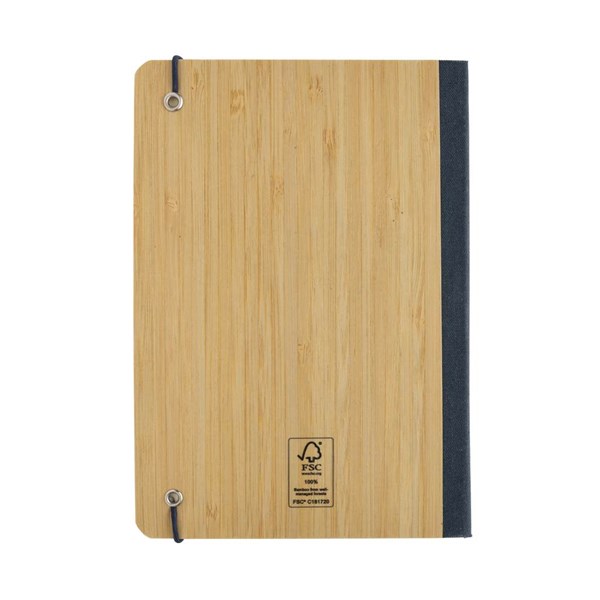 Obrázky: Modrý zápisník Scribe A5 s měkkým bambusovým obalem, Obrázek 5