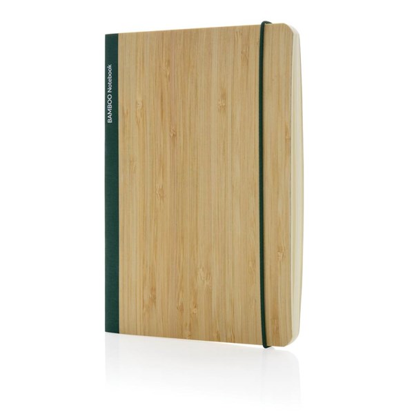 Obrázky: Zelený zápisník Scribe A5 s měkkým bambus. obalem