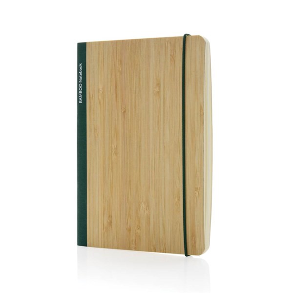Obrázky: Zelený zápisník Scribe A5 s měkkým bambus. obalem, Obrázek 10