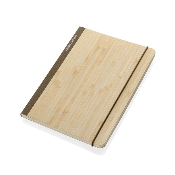 Obrázky: Hnědý zápisník Scribe A5 s měkkým bambusovým obalem, Obrázek 2