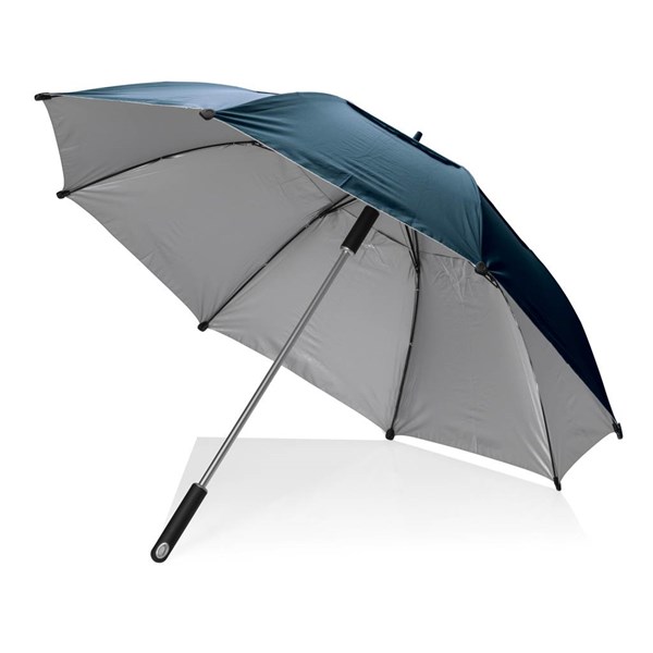 Obrázky: Modrý větru odolný deštník Hurricane z RPET AWARE™